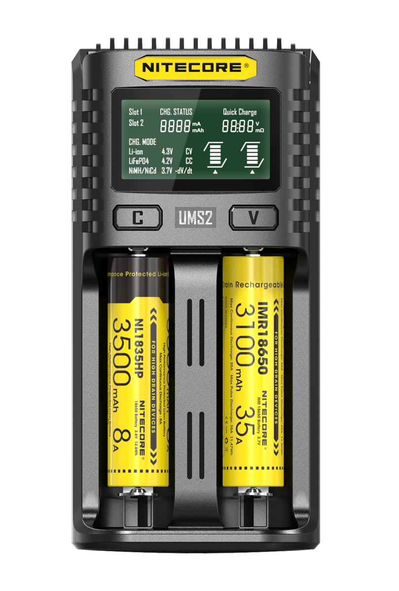 Chargeur de batterie LCD 8 emplacements compatible avec les piles