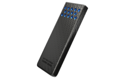 Batterie externe en carbone CARBO 10000 G2 Bleue - 10000mAh