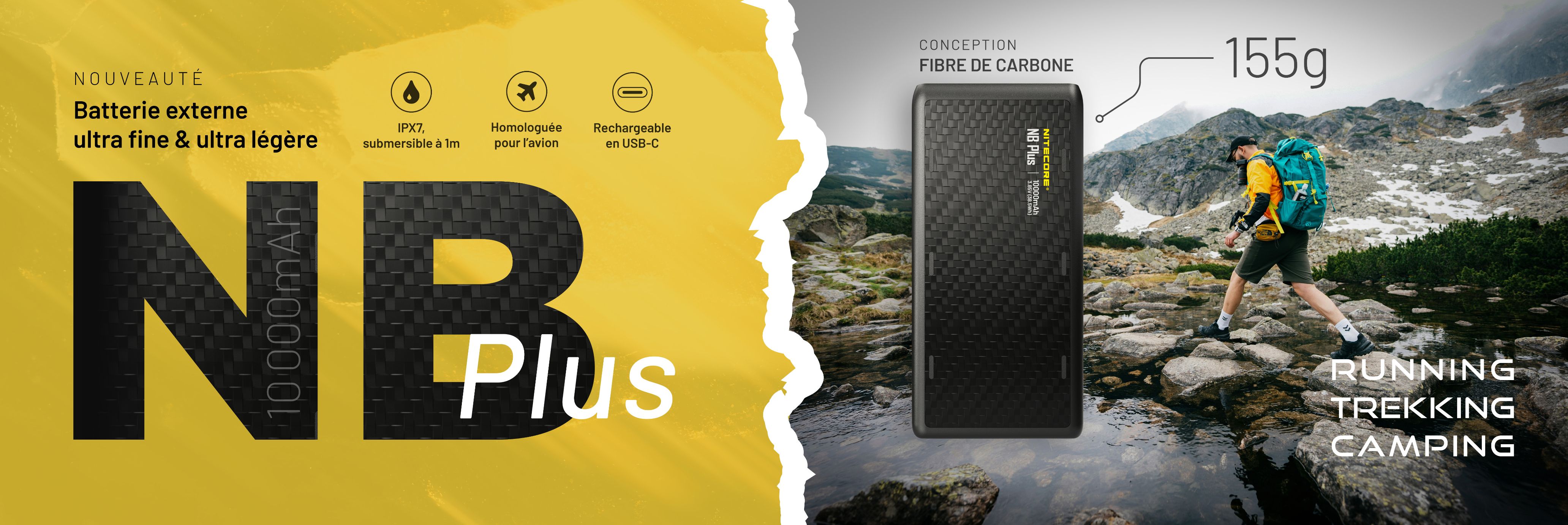 Nouvelle batterie externe 10000mAh : la NBPlus
