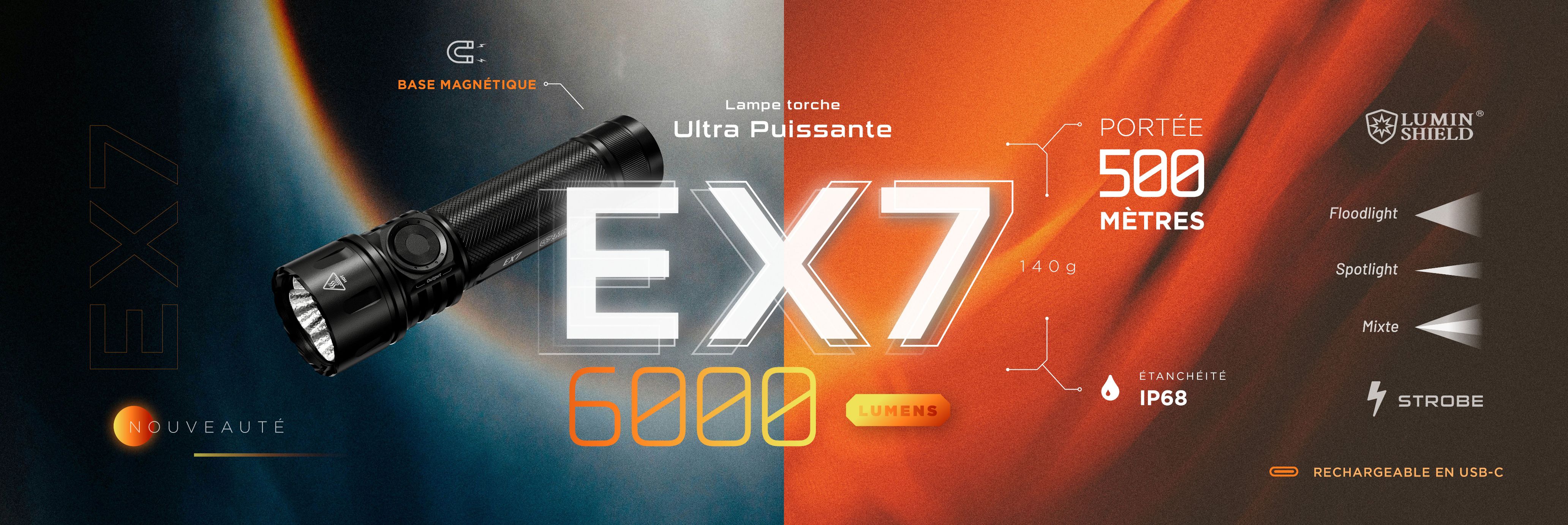 Nouvelle lampe torche - EX7